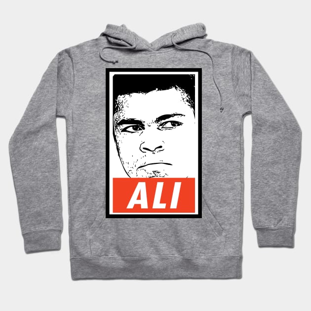 Muhammad Ali Boxing Hoodie by dajabal